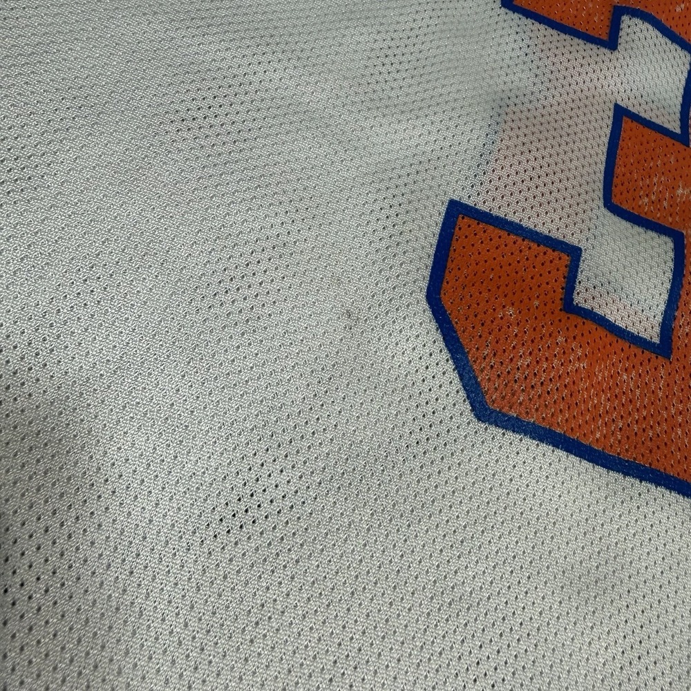 Vintage 90s Champion Patrick Ewing New York Knicks White Jersey 44 NBA Finals - Picture 7 of 9